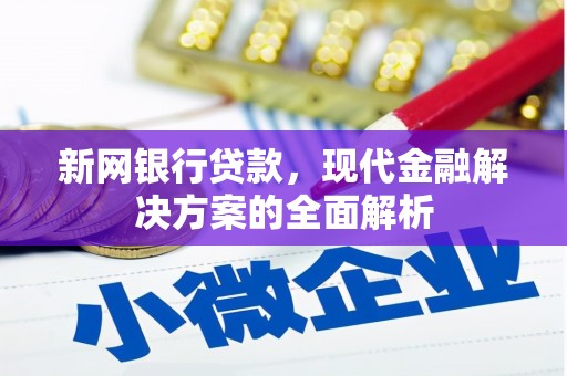 南港新网银行贷款，现代金融解决方案的全面解析
