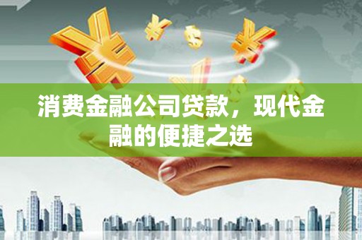 南港消费金融公司贷款，现代金融的便捷之选