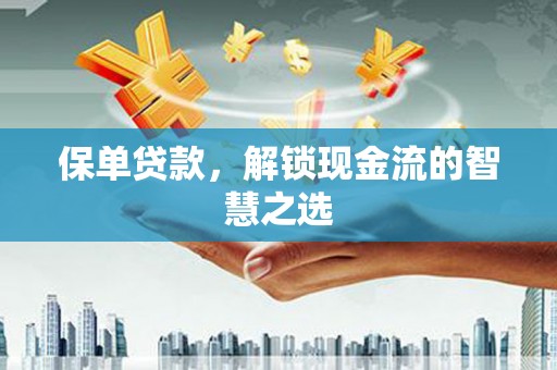 南港保单贷款，解锁现金流的智慧之选