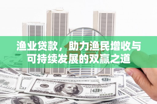 南港渔业贷款，助力渔民增收与可持续发展的双赢之道