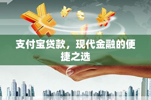 南港支付宝贷款，现代金融的便捷之选