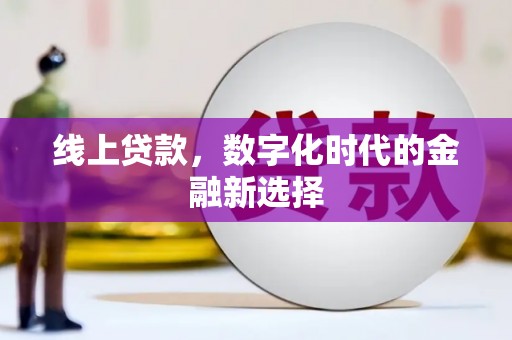 南港线上贷款，数字化时代的金融新选择