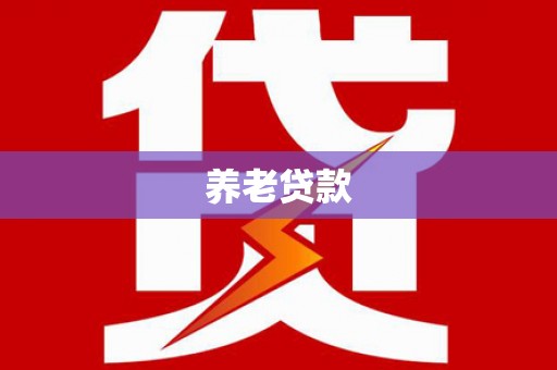 南港养老贷款
